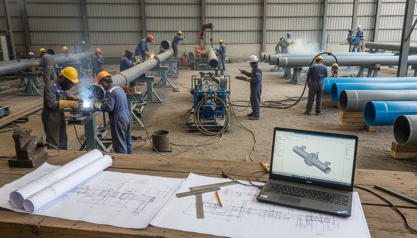 Pipeline Fabrication & Installation – Piping Services